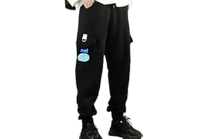 WESTTREND Unisex Anime That Time I Got Reincarnated as a Slime Hosen Rimuru Overalls Lose Freizeit Jogginghose Slime Haremshosen mit Zwei Seitentaschen