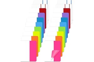 JOY & INSPIRATION 400pcs Page Marker Set Index Adhesivos, 20 Juegos de 10 Colores, Notas Adhesivas, Pestañas Adhesivas, Notas Adhesivas para Leer, Marcar Páginas y Aprender
