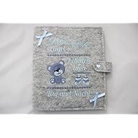 Taufbuch, Taufalbum DIN A5 Buben mit schönem Spruch