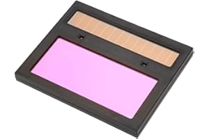 FTVOGUE ADF550E Groupe de miroirs intelligents Casque de soudage à assombrissement Automatique Solaire Groupe de miroirs pour Lunettes de soudage (avec Batterie)