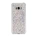 Produktbild Galaxy S8 Hülle, Carols Samsung Galaxy S8 (5,8 Zoll) Glitzer Hülle,Samsung Galaxy S8 (5,8 Zoll) Flüssig Hülle, Samsung Galaxy S8 (5,8 Zoll) Treibsand Hülle,3D Creative Spiegel Hülle Case Mode Bunten Transparente Kristallklaren Sparkly Silikon TPU Weich Back Handy Cover Schwimmenden Liquid Quicksand Bling Glitzer Fließen Flüssig Flüssigkeit Handyhülle Tasche Crystal Case Schutzhülle Etui Bumper für Samsung Galaxy S8 (5,8 Zoll) - Blaues Herz