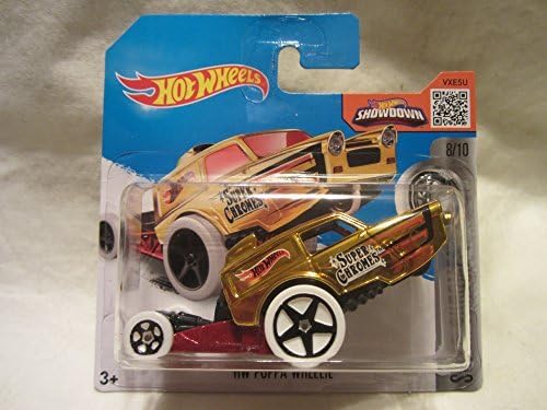Hot Wheels 2016 Super Chromes HW POPPA WHEELIE 1:64 Scale Collectible Die Cast Metal Toy Car Model #8/10 on International Short Card