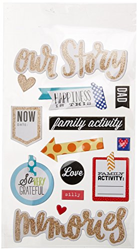 Me & My Big Ideas Spanplatte Wert pack-i Love My Family - 3