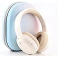 Large Headphone Case Over Ear, Universal Portable Hard Shell Storage Case Protective Cover Pouch Travel Bag (Colorful)