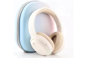 BHHBMT Large Headphone Case Over Ear, Universal Portable Hard Shell Storage Case Protective Cover Pouch Travel Bag (Colorful)