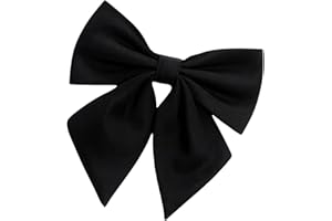 CHENGZI Women's Bow Tie Adjustable Pre tied Bowtie School Uniform Cosplay Costume Waitress Professional Style