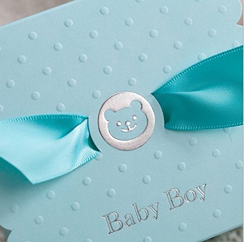 VStoy 20X Hochzeit Bevorzugungen Süßigkeiten Boxen Geschenkbox (blau) - 3