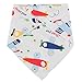Cute Cartoon Airplane Baby Kid Bandana Bib Triangle Head Scarf Saliva Towel Pack of 5