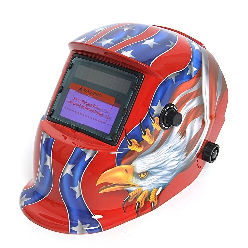 Adler Muster Schweisshelm - TOOGOO(R)Solar Auto Verdunkelung Schweisshelm Tig Mig-Lichtbogenschweisser Maske Maske Schleifen (Adler)