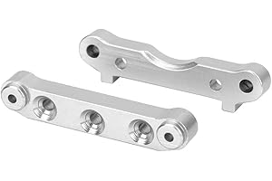 DILWE Brazo Oscilante Delantero RC, Soportes del Brazo Oscilante Delantero Compatibles para VRX RH1043 / 1045 RC Racing Car(plateado)
