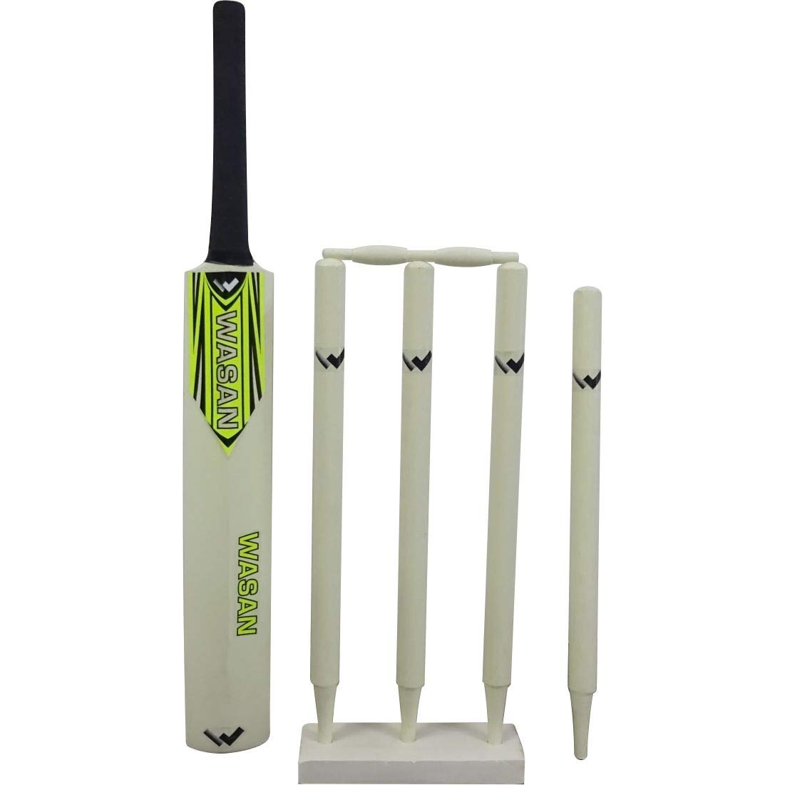 Wasan Cricket Set Size 3 (5-12 Years) in Bag, Cream - Image 4