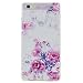 Produktbild Lonchee Huawei P8 Lite Hülle,Bunte Muster Weich TPU Handy Hülle Durchsichtig Transparent Etui Cover Case Protective Shell Soft Schutzhülle Telefon Kasten für Huawei P8 Lite – Pinke Rose