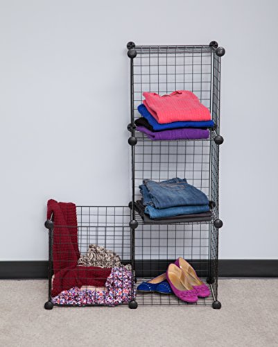 Iris Lager-Stand-Praktisches-Steck-Schwerlastregal, 4 Würfel, 531139 - 5