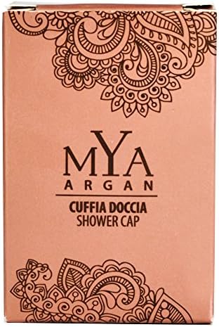 Mya Argan MYARCDAS. Shower cap, paper boxes with shower cap in Polyethylene (PE) (Pack of 500)