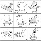 150 m Nachfüllfolie für Sangenic Windeltwister Tommee Tippee, Angelcare und Litter Locker + inklusive Papphülse zum einfacheren Nachfüllen - 2
