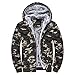 Produktbild Mantel Herren,Herren Camouflage Hoodie Winter Warm Fleece Reißverschluss Sweater Jacket Outwear Coat,Binggong Herren Mantel