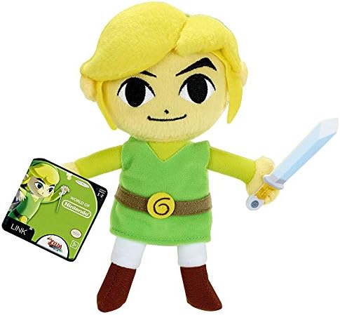 Zelda JAKKNINPLUSHLNEWLINK 15 cm World of Nintendo Legend of Link Plush Figure