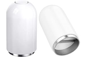 Rpanle Magnetische Ersatzkappen für Apple Pencil 1. Generation, Ersatz für iPencil, magnetisch, Kappen für Apple Pencil (2 Stück, weiß)