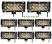 Produktbild Greenmigo 8pcs 36W 4D 90 Grad LED Arbeitsscheinwerfer weiß 12V 24V Lichtstrahl Reflektor Work Light Bar Scheinwerfer Arbeitslicht IP67 Offroad Flutlicht Fluter Für Traktor Bagger,LKW,SUV,UTV,ATV