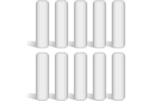 stonylab Barra di Agitazione, Ancorette Magnetiche Rivestite in PTFE da 30 mm Mixer Bianco per Agitatori, 10 Pacchetti