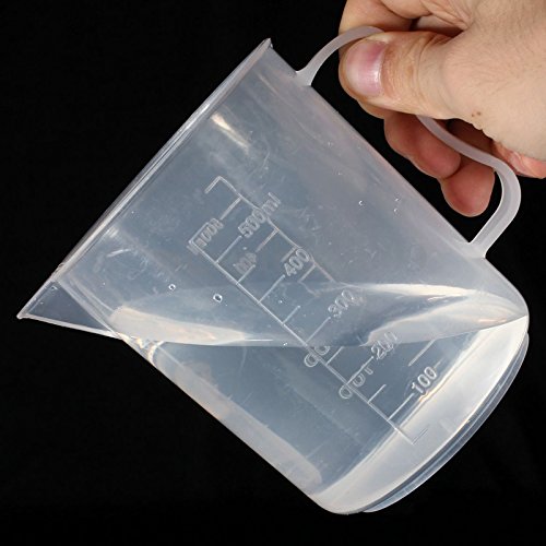 Merssavo Messbecher Werkzeug Transparente Kunststoff 500ml
