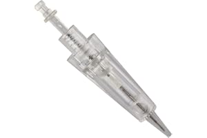 RASMET 20 Uds Agujas de Micropigmentacion Desechables de Maquillaje Permanente Bayoneta 1P/2P/3P/5P/3F/5F/7F (1P/1R)