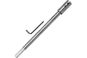 ASNOMY Extensión de broca Forstner extra larga de 10pulgadas para aumentar más de 8-3/4 pulgadas de profundidad en tus ejes redondos o hexagonales de 3/8 pulgadas