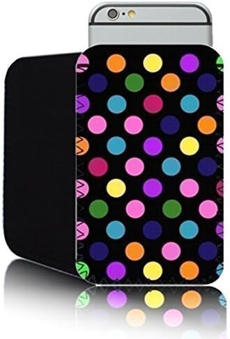 'Polka Dot' Fashion case for Apple IPHONE 6 & 6S (4.7inch) Slip Pouch (L) Cover
