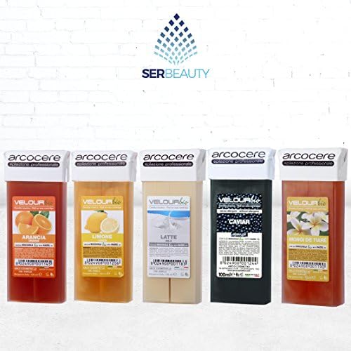 5 x Wax Roll On Cartridges 100 Ml Different/High Quality/Roll-On Wax for Hair Removal