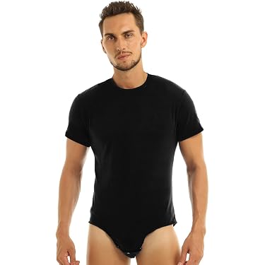 Justaucorps Homme Manches Longues - Combinaison Fitness, Danse, Gym, En Polyester Respirant