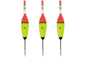 Tovbmup 3 Stück Angeln Schwimmt,Eva Angelposen Angeln Schwimmt Set,Leuchtend Angeln Schwimmt Posen Set,Angelposen Nacht-Angeln für Angel Zubehör Zum Tauchgebiet Angeln Am See, Fluss Oder Teich