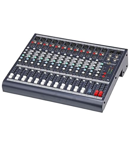 Phonic AM220 Analog Mixer with 2 Mono Mic/Line Inputs, 2 Stereo