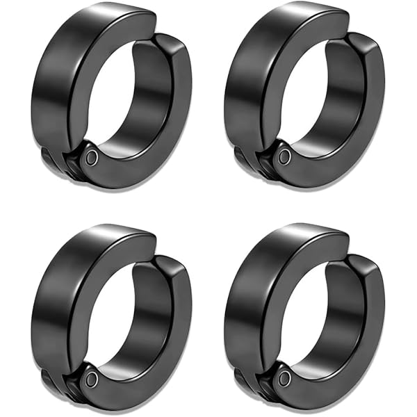 10 stuks niet-piercing oorbellen oorclip valse oorhoepels voor mannen