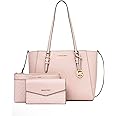 Michael Kors Charlotte Large 3-in-1 Tote Crossbody Handbag Leather