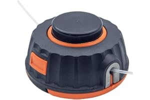 Realman Cabezal de recortadora de cuerdas P25 para desbrozadora McCulloch B26 B28B D300 MT250 T26CS Partner B244 B250L B251 B261 B290 B300E T281 T330 Desbrozador plano PP125 PP136PE 4500 PPB350