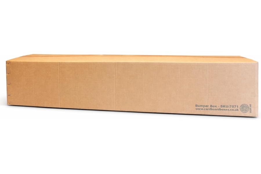 SelfHold Long Double Wall Bumper Shipping Box 1325 x 225 x 235mm (52" x 9" x 9") | Cardboard Packaging for Car Bumpers, Auto Parts, Body Kits, Long Items | Made in Britain (1)