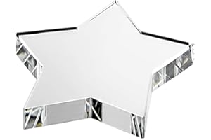 TEN Fermacarte stella in vetro cod.EL35250 cm 9x9x1,9h by Varotto & Co.