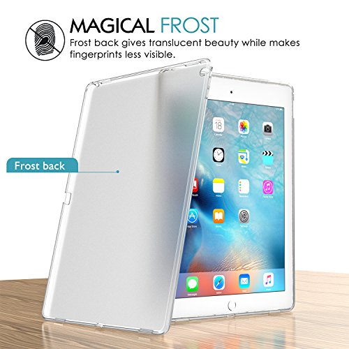 MoKo Hülle für iPad Pro 12.9 – Ultra Slim Flexible iPad Air 3 iPad Pro 12.9 2 TPU Kristall Klar Schale Schutzhülle Crystal Case Cover Durchsichtig für Apple iPad Pro 12.9 Zoll 2015 IOS 9 Tablet, Transparent - 2