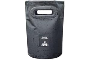 HOUSON Składane wiadro na wodę, 20 l, na kemping, składany, przenośny pojemnik do wędkowania na świeżym powietrzu, łodzi, podróży, turystyki pieszej, obozu
