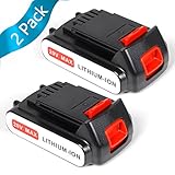 ersatzakku black decker a9252 Kein Memory-Effekt. Kann bei Bedarf geladen oder entladen werden, ohne dass die Kapazität verloren geht