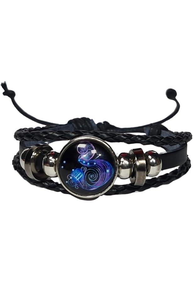12 Constellation Necklace Set – Zodiac Moon Pendant & Leather Bracelet For Women | Adjustable, Gift Ready - View #11