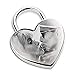 Produktbild Liebesschloss mit Fotogravur | Herz-Schloss mit persönlicher Foto-Gravur