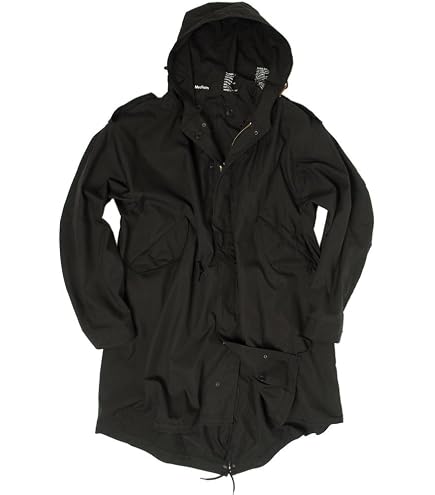Mil-Tec US Shell Parka M51 Men Hooded (Olive/3XS) : Amazon.co.uk