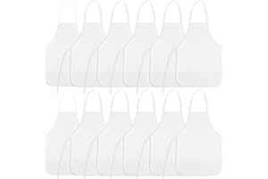 BOUBONI Grembiuli da pittura per bambini con 2 tasche spaziose grembiuli per bambini per attività di pittura artistica e artigianato in cucina