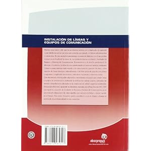 Instalación de líneas y equipos de comunicación (Electricidad y electrónica)