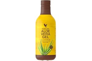 FOREVER LIVING PRODUCTS Forever Aloe Vera Gel – Gel da bere con aloe vera stabilizzata, depurativo e digestivo, ideale per il benessere quotidiano – bottiglia PET da 1 L