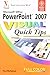 Microsoft Office PowerPoint 2007 Visual Quick Tips RS.88.00
