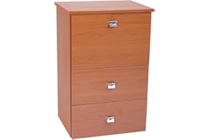 LIBEROSHOPPING.eu - LA TUA CASA IN UN CLIK Mobile ASSE da Stiro a Scomparsa con Ruote Multiuso Pratico con 2 cassetti e 1 Anta (Ciliegio)