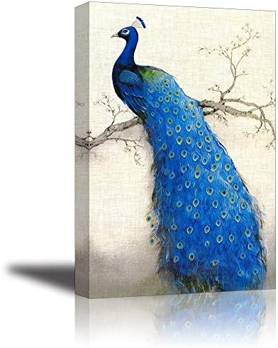 Cairnsi peacock Modern Framed Giclee Canvas Prints Landscape Pictures Paintings Artwork on Canvas Wall Art Ready to Hang for Living Room Bedroom Home Office Decorations