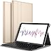 Produktbild IVSO Tastatur Hülle für Huawei MediaPad M5 10.8, [Deutsches QWERTZ-Layout] Keyboard Case für Huawei MediaPad M5 10.8 Pro / M5 10.8 Zoll 2018 Modell,Gold